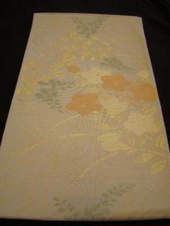★美品 夏帯 訪問着 無地用 西陣織 紗 袋帯（正絹）仕立上り＜F702＞★ 夏帯 美品 訪問着・無地用 西陣織 紗 袋帯 正絹 仕立上り