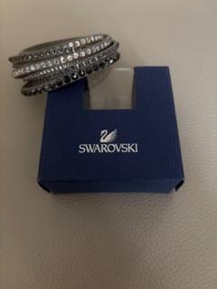【Swarovski】ブレスレット　箱付き／新品未使用 箱付き未使用】SWAROVSKI スワロフスキー レザー ブレスレット