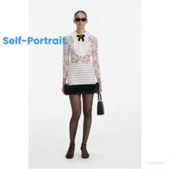 お値下げ‼️self-portraitセルフポートレイト　レースフリルトップス SELF PORTRAIT(セルフ・ポートレイト) ブラウス・シャツ