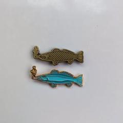 グッドワース　魚 ピンバッジ　2個セット
