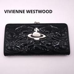 Vivienne Westwood 長財布 エナメル 955VW310 黒 ヴィヴィアン・ウエストウッド(Vivienne Westwood) 新作 財布
