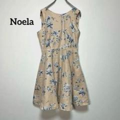 Noela 花柄ノースリーブワンピース ひざ丈ワンピース