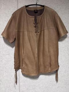 廃盤 レアKADOYA ディアスキン レザーシャツ 鹿革　Deerskin image6.jpg