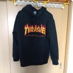 THRASHER 黒 パーカー Lサイズのサムネイル