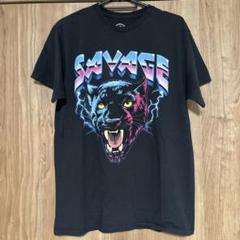 DOM バンドTシャツ SAVAGEアニマル クロヒョウ 黒豹 海外古着 M