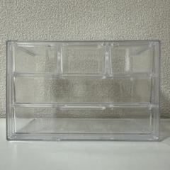 クリアプラスチック引き出し収納ボックス