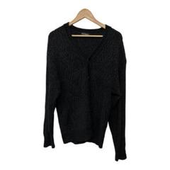 Yves Saint Laurent ハイネックカーディガン リブ編みハイネック ジップカーディガン/40代50代からのメンズ