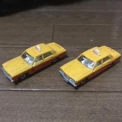 トミカ ブリスター 働く自動車シリーズ トヨタクラウンタクシー 2台セット ミニカーショップ ケンボックス トミカ 特注・その他親子2台