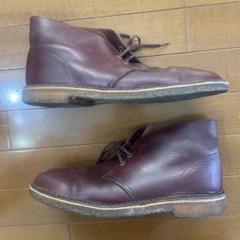 Clarks クラークス レザー デザートブーツ ワイン色 US10のサムネイル