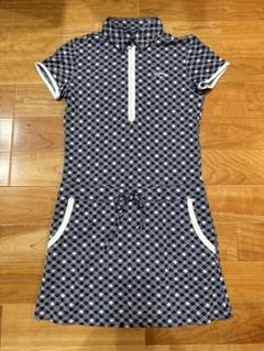 キャロウェイゴルフ　レディースチェック柄ポロワンピース Mサイズ　美容