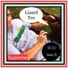 ◆Supreme◆Lizard Tee リザード Tシャツ ◆ブラック◆