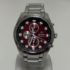 オリエント クロノグラフ デイト TD09-C04-B ORIENT】オリエント TD09-C0 CA クロノグラフ SS Qz 【中古