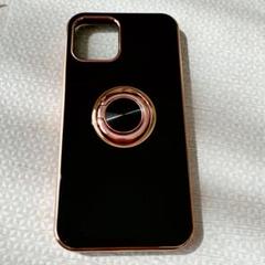 【訳あり】 iPhoneケース　ブラック　ゴールド