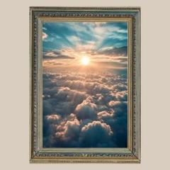 風水画】吊るし雲 富士山の絵 高波動スピリチュアルアート
