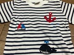 未使用　Tシャツ　くじら　双子　80センチ