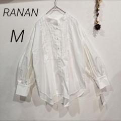 Ranan バンドカラー　シャツ　ブラウス　ボリューム袖　 新品未使用