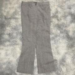 アツロウタヤマ レディース スラックス XL グレー チェック柄 大きいサイズ