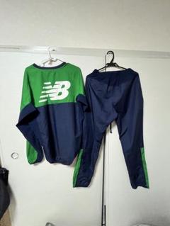 New Balance 桐蔭学園 ウォームアップウェア ネイビー/グリーン New Balance 桐蔭学園 ウォームアップウェア ネイビー/グリーン