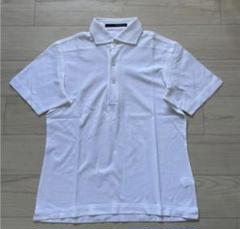 美品◇TOMORROWLAND トゥモローランド　ホワイト　白　ポロシャツ M TOMORROWLAND トゥモローランド メンズ SUPERFINE COTTON