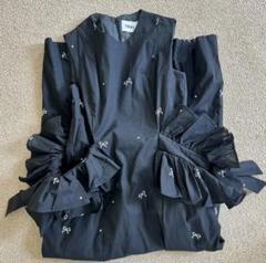 Bibiy. ELODIE FRILL DRESS BLACKのサムネイル