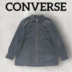 CONVERSE コーデュロイシャツジャケット メンズブルゾン (М) ブラック
