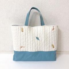 レッスンバッグ ヌビ 恐竜刺繍 - メルカリ