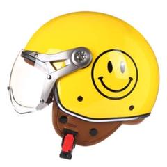黄ヴィンテージヘルメット 半キャップタイプ ジェットヘルメットおしゃれ M〜XL 黄ヴィンテージヘルメット 半キャップタイプ ジェットヘルメット