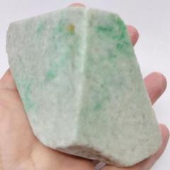 ひろりん　ミャンマー産　本翡翠4個セット　追加 ミャンマー産天然無処理翡翠 リング 指輪 ろうかん 緑 透明