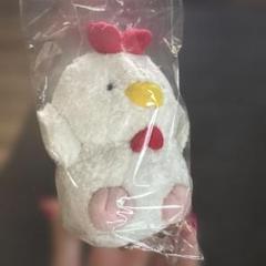 昭和レトロ　ぬいぐるみ　にわとり　当時もの　90年代　とり　ふわふわ
