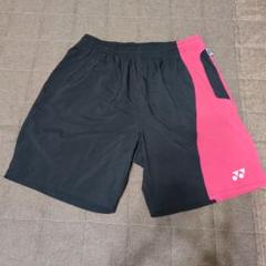 YONEX ヨネックス ハーフパンツ サイズL 黒✕ピンク - メルカリ
