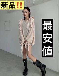 フィクショントーキョー シアーリボントップ Ribbon ピンク スナイデル