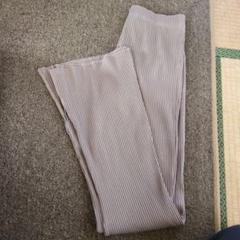 Spick and Span スピックアンドスパン　リブフレアパンツ