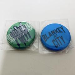 BLANKEY JET CITYジャケット柄スクエア型缶バッジ他13点セット BLANKEY JET CITY オリジナルアルバム6タイトルのアナログ