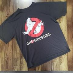 ゴーストバスターズ ロゴTシャツ Mサイズ チャコール