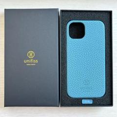 ❣️未使用品❣️iPhone13 ケース 水色 ブルー レザー ワイヤレス充電