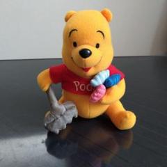 プーさん ぬいぐるみ 約30cm 2002年製 タグ付き新品・レア 2002年 干支 プーさん ぬいぐるみ 午年
