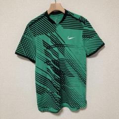 【値下げ】美品　NIKE ロジャー・フェデラー　ゲームシャツ　Mサイズ Yahoo!オークション -「ナイキ フェデラー シャツ」の落札相場