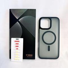 TORRAS iPhone 16 Pro Max ケース マットブラック　ボタン