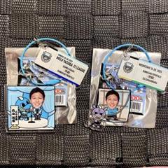 35 丸山裕市 フロンターレ ワイヤーチェーンキーホルダー 2個セット