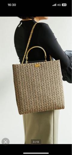 【極美品✨】ザンケッティ アムレット 2wayバッグ レザー アイボリー ZA4951AW000085_3_l.jpg