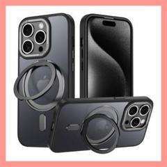 iPhone15proケース Magsafe対応カバー ブラック