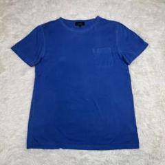 アーぺーセー ポケットTシャツ ブルー Mサイズ