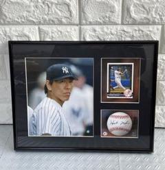 【冬バーゲン★特別送料無料！】 数量限定 MLB フォトプラーク フォトフレーム 松井秀喜 ART TOON 記念グッズ