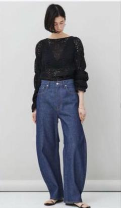 Curensology ＜&RC＞カーヴィーデニムパンツ　deep blue Curensology｜<&RC>カーヴィーデニムパンツ | Rakuten Fashion