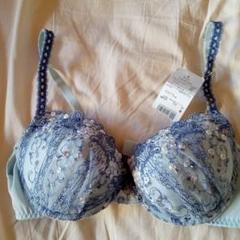 Wacoal FRESHE C70 ブラジャー ネイビー/水色