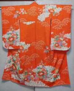 NA537アンティーク子供着物正絹  着丈97センチ裄丈41.5センチ NA537アンティーク子供着物正絹 着丈97センチ裄丈41.5センチ