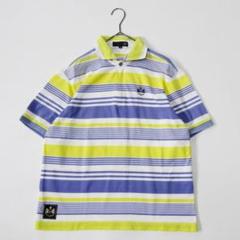 23区ゴルフ　ボーダーゴルフポロシャツ　Ｍサイズ
