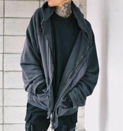 ハイダーアッカーマン Haider Ackermann ストライプレーヨンMA-1