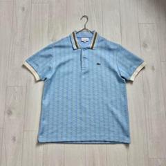 LACOSTE ラコステ モノグラム ジャガード ポロシャツ 半袖