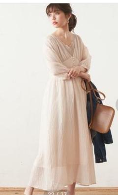 ナチュラルクチュール ワンピース スカート シアー NICE CLAUP